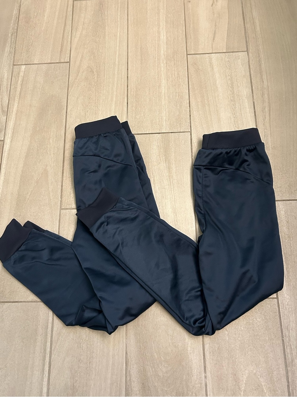 TWO PAIRS jumping beans Navy Blue Kids Jogger Sweatpants size 8 SLIM